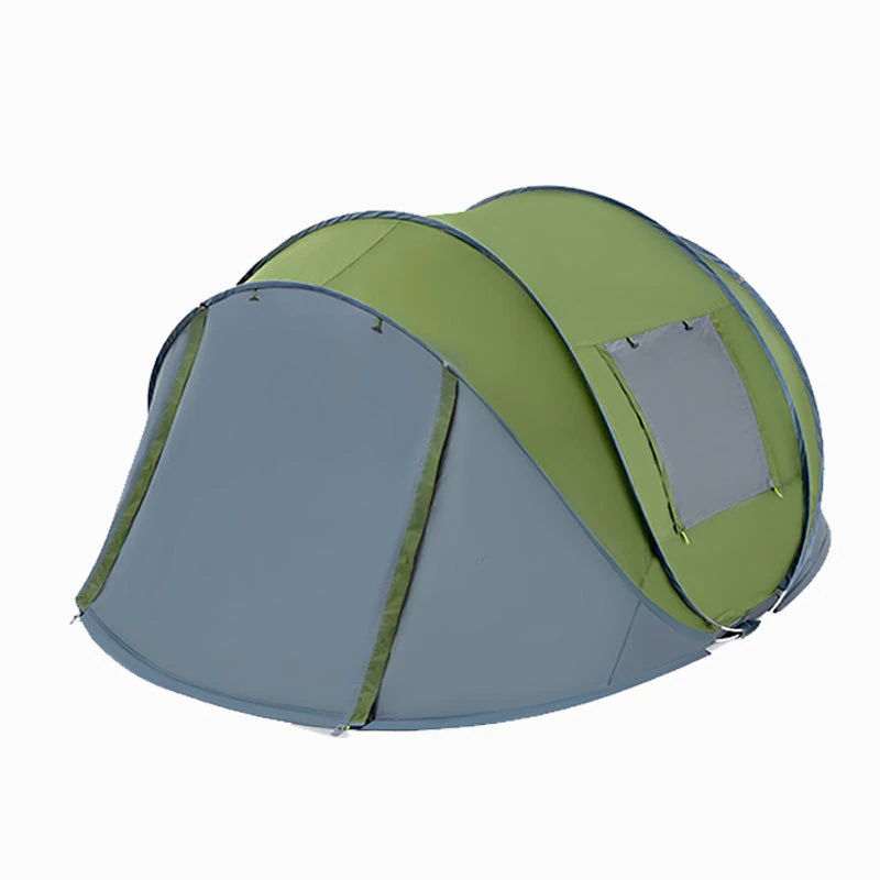 Cheap Goat Tents Outdoor Camping Tent 190T Sunscreen Double Layers Automatic Thick Waterproof Detachable Multi  use 3 4 Person Hiking Tent   